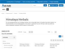 Tablet Screenshot of himalayaproducten.nl